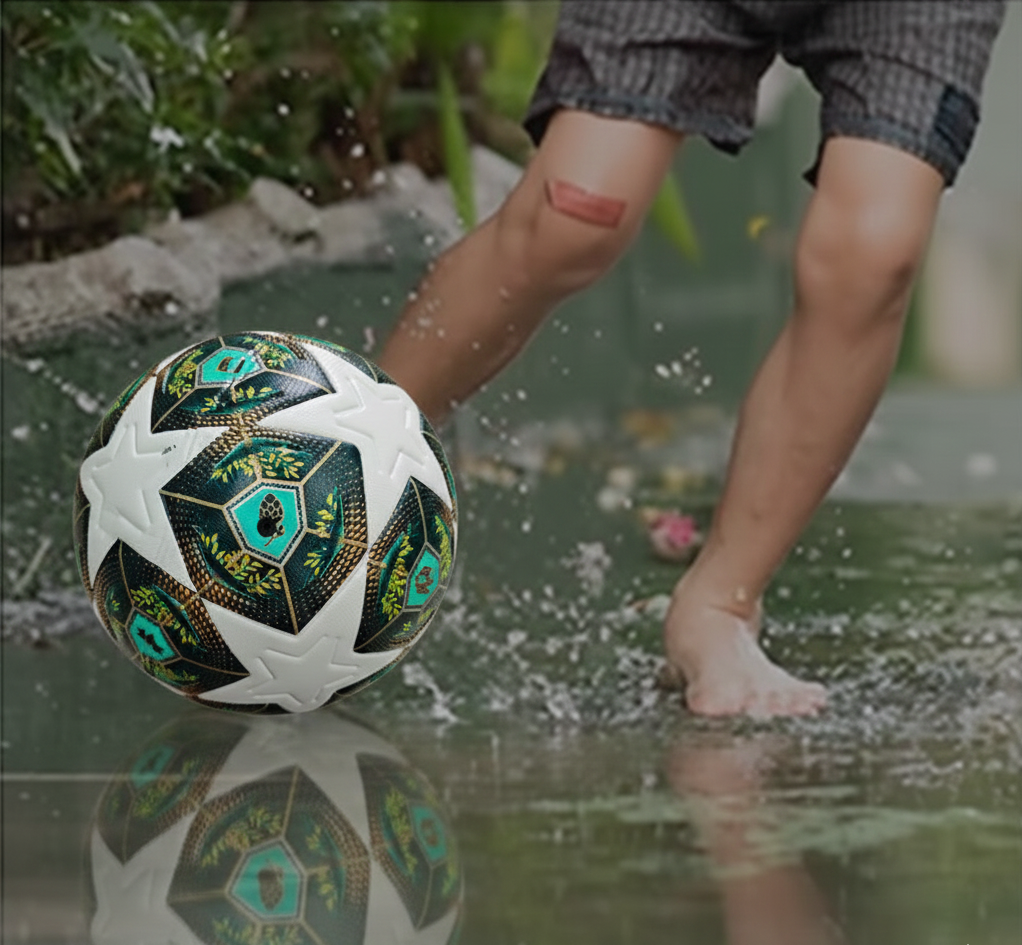 premium fußball matchball (gr. 5) – thermobonding technologie & offizieller fifa standard dieser ball bietet performance auf champions league fußball